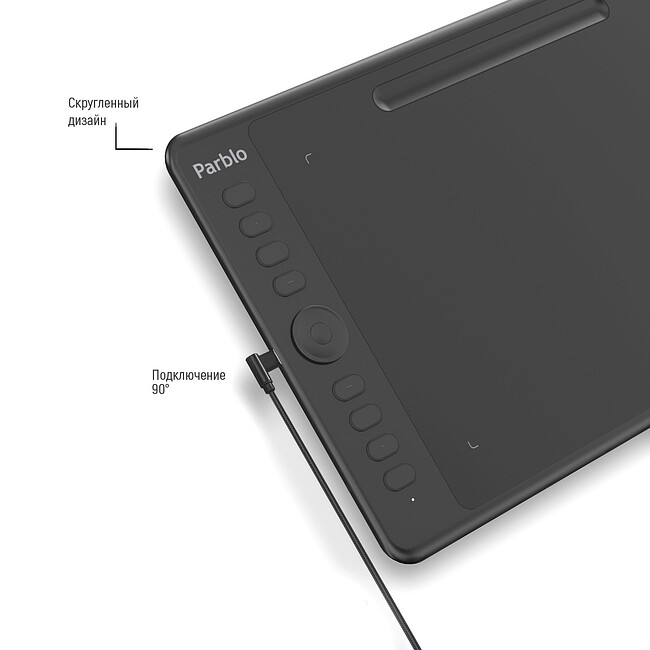 Графический планшет Parblo Intangbo M Black