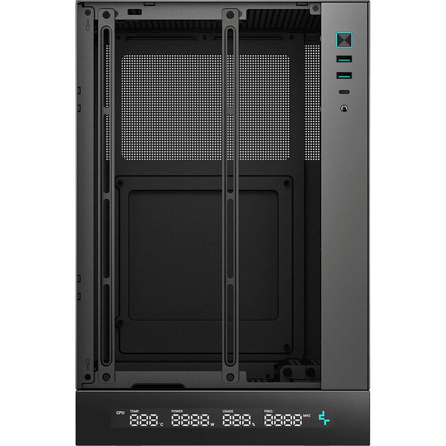 Корпус DeepCool CH170 Digital без БП Black (R-CH170-BKNPI0D-G-1)