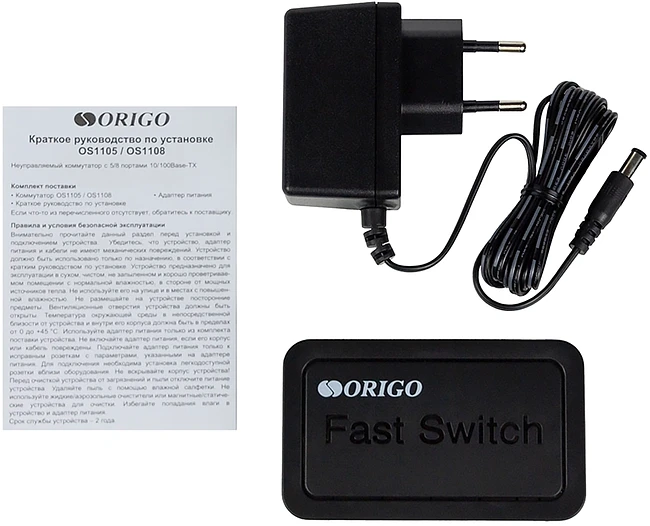 Коммутатор Origo OS1105/A1A