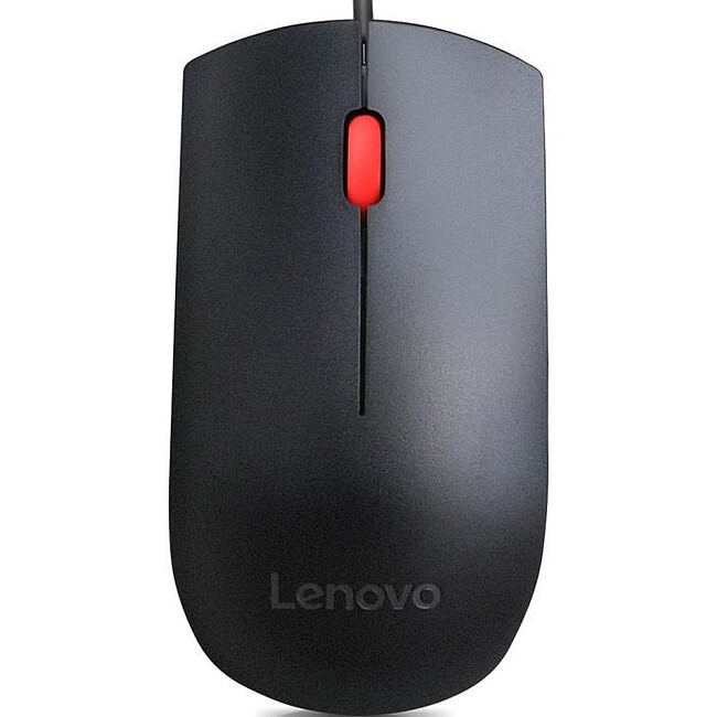 Мышь Lenovo Essential USB Mouse черный (4Y50R20863)