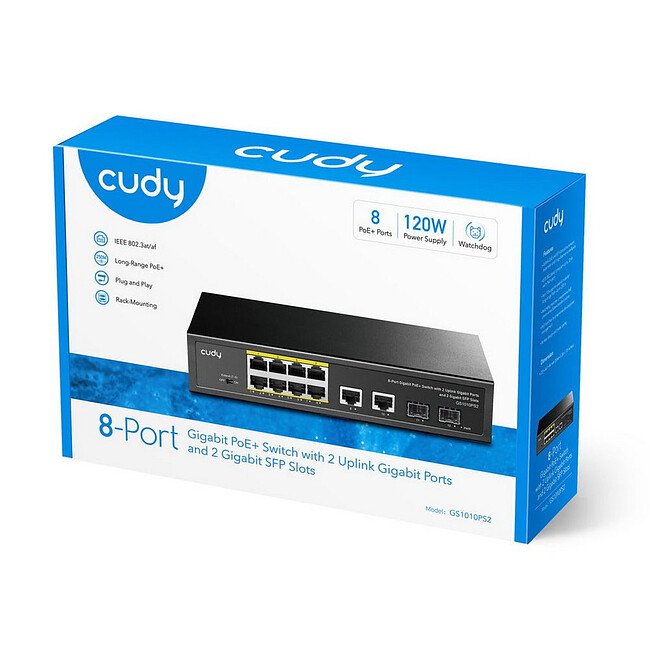 Коммутатор Cudy GS1010PS2