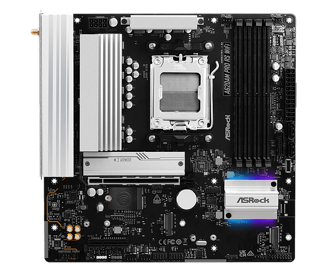 Материнская плата ASRock A620AM Pro RS WiFi