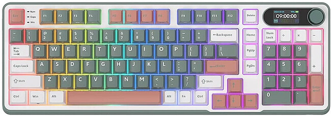 Клавиатура Royal Kludge RKS98 Clay Green