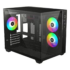 Корпус ID-Cooling View 500 ARGB без БП черный