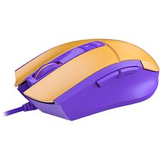 Мышь A4Tech Bloody L65 Max желтый/фиолетовый