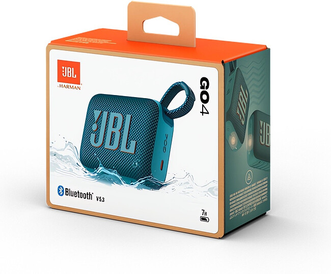 Беспроводная колонка JBL Go 4 Blue (JBLGO4BLU)
