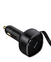 Автомобильное зарядное Baseus Enjoyment Retractable 2-in-1+C 33W Black (C00035500111-00)