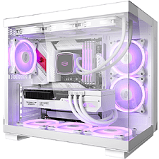 Корпус PCCooler C3 T500 ARGB WH белый без БП (C3-T500WHD6-GL)