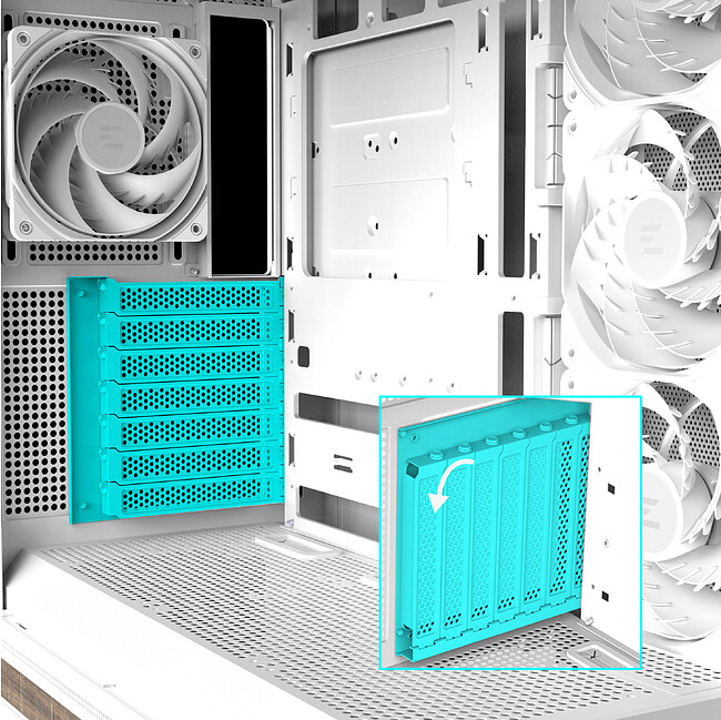 Корпус Zalman P40 Namu White