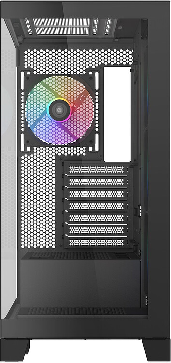 Корпус Sama V50 BK черный (V50-BKADA4X1-GL)