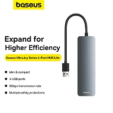 USB-хаб Baseus BS-OH080 Space Grey (B0005280B811-01)