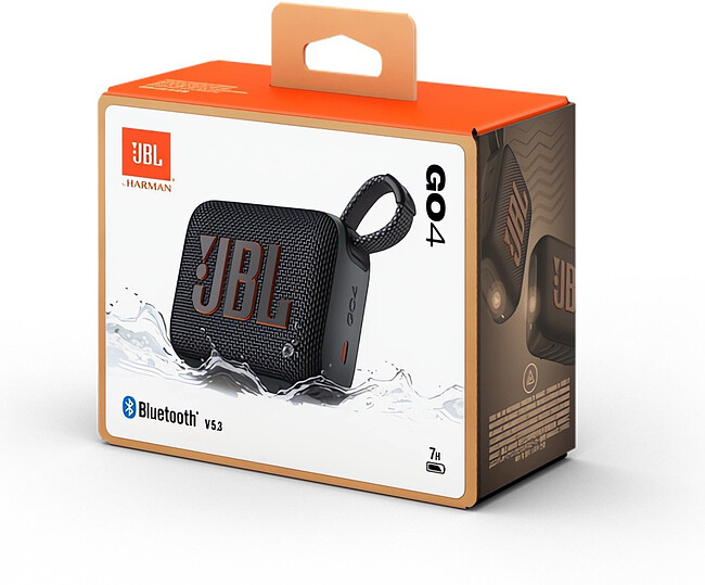 Беспроводная колонка JBL Go 4 Black (JBLGO4BLK)