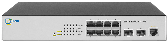 Коммутатор SNR SNR-S2200G-8T-POE
