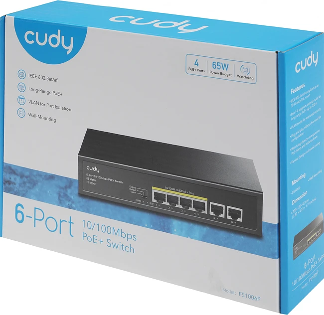 Коммутатор Cudy FS1006P
