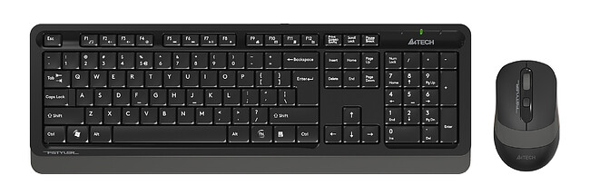 Набор периферии A4Tech Fstyler FG1010S черный/серый