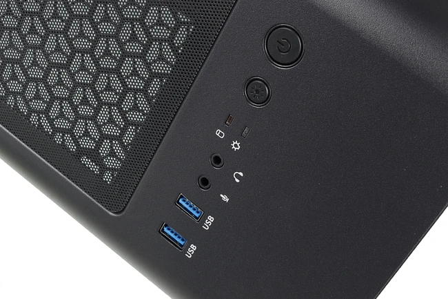 Корпус Aerocool Aero One черный (Frost-G-BK-v1)
