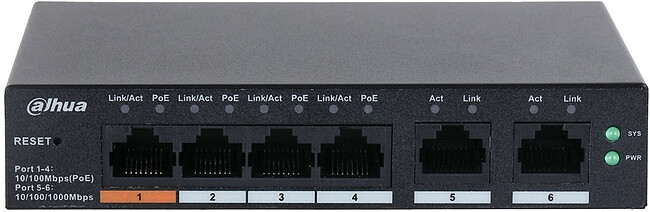Коммутатор Dahua DH-CS4006-4ET-60