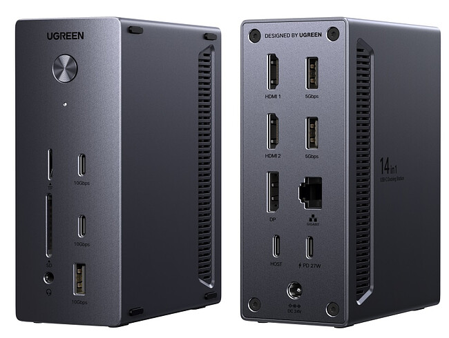 Док-станция Ugreen CM843 Grey (85489)