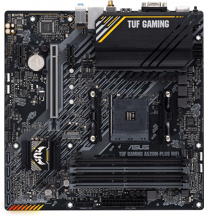 Материнская плата ASUS TUF Gaming A520M-Plus WiFi (90MB17F0-M0EAY0)