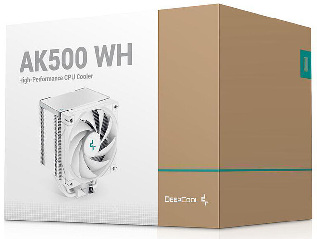Кулер для процессора DeepCool AK500 WH 240W белый (R-AK500-WHNNMT-G)