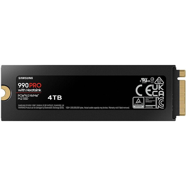 SSD диск Samsung 990 Pro 4TB (MZ-V9P4T0GW)