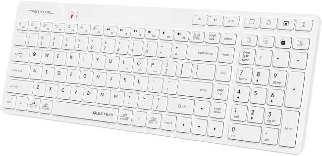 Клавиатура A4Tech Fstyler FBK27C AS белый