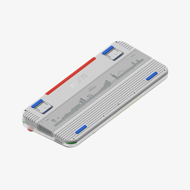 Клавиатура Nuphy Kick75 Red Max Switch (KICK75HP-TG-RM)
