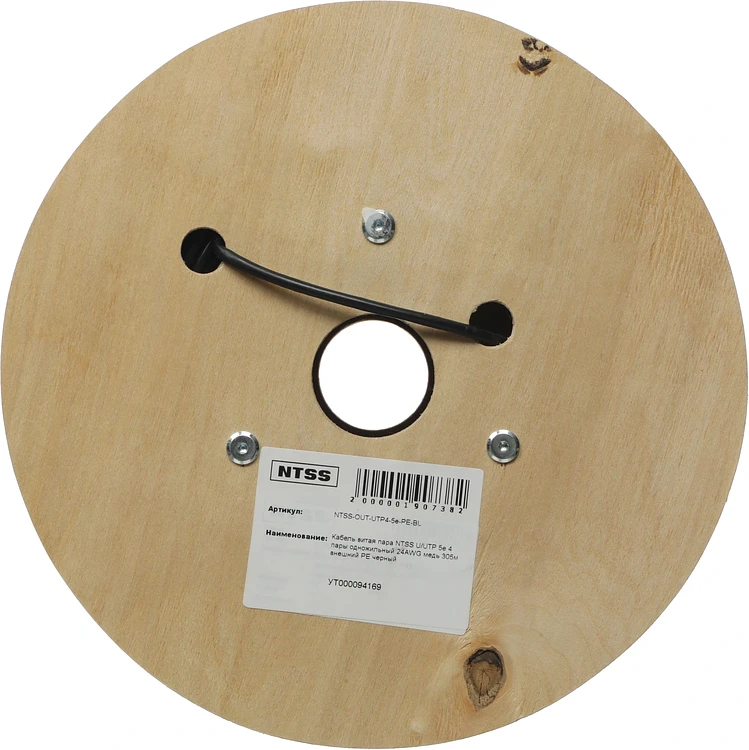 Кабель информационный NTSS NTSS-OUT-UTP4-5Е-PE-BL черный