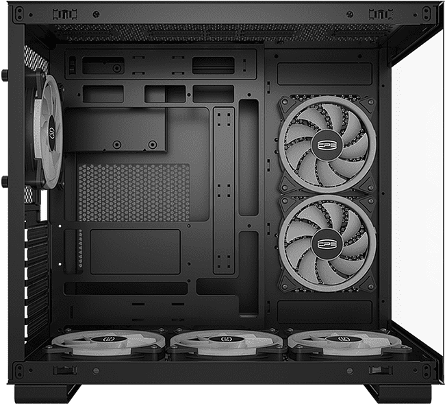 Корпус PCCooler C3 T500 ARGB BK черный без БП (C3-T500BKD6-GL)