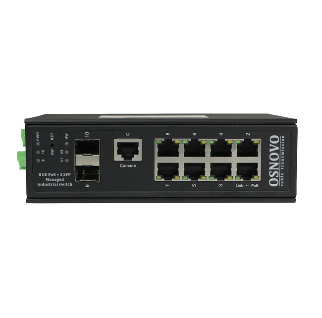 Коммутатор Osnovo SW-80802/ILS