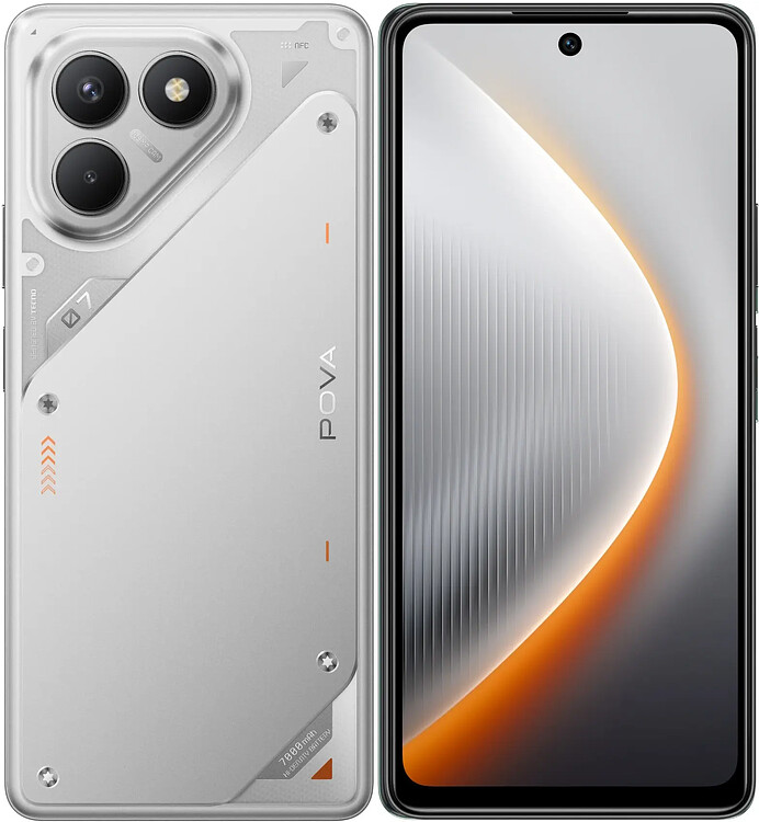 Смартфон Tecno Pova 7 Neo 8GB/128GB Magic Silver (LJ6)