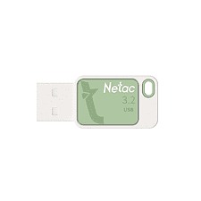 USB Flash-накопитель Netac UA31 128GB белый/зеленый (NT03UA31N-128G-32GN)