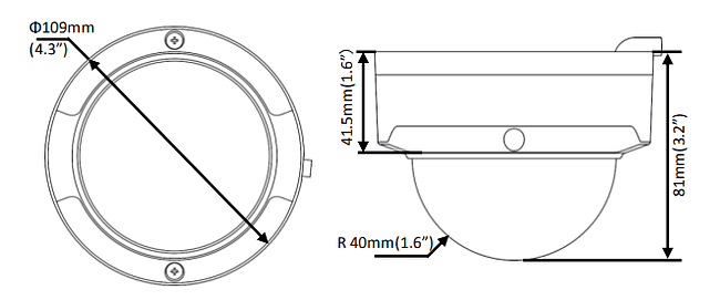 Камера видеонаблюдения UNV IPC324SS-DF40K-I0