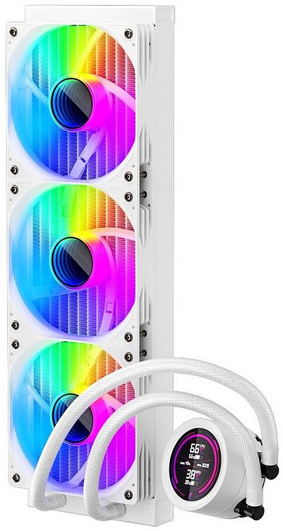 Система жидкостного охлаждения для процессора 1stPlayer TS4 360 White (TS4-360-WH)