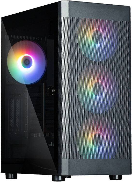 Корпус Zalman I4 TG без БП черный