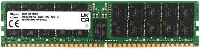 Оперативная память SK Hynix 64GB DDR5 (HMCG94AGBRA182N)