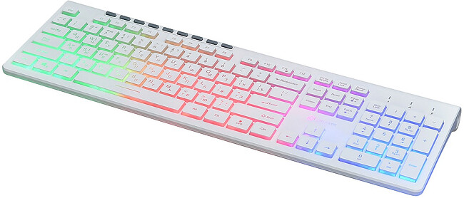 Клавиатура Oklick 490ML белый