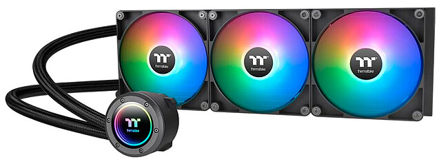 Система жидкостного охлаждения для процессора Thermaltake TH420 V2 ARGB черный (CL-W376-PL14SW-A)