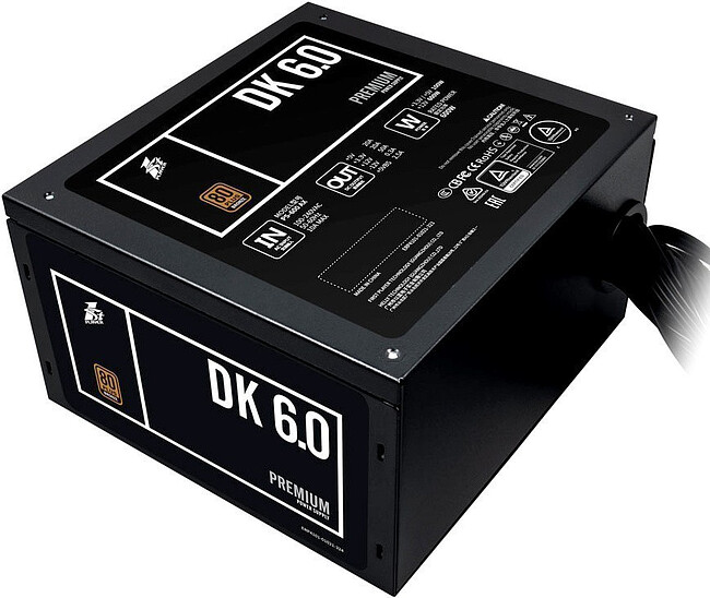 Блок питания 1stPlayer PS-600AX 600W черный (DKPM-BRZ-600-BK-EU)