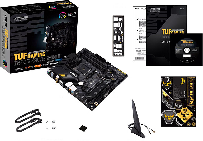Материнская плата ASUS TUF Gaming B550M-Plus WiFi II (90MB19Y0-M0EAY0)