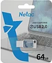 USB Flash-накопитель Netac UA31 64GB USB2.0 синий (NT03UA31N-064G-20BL)