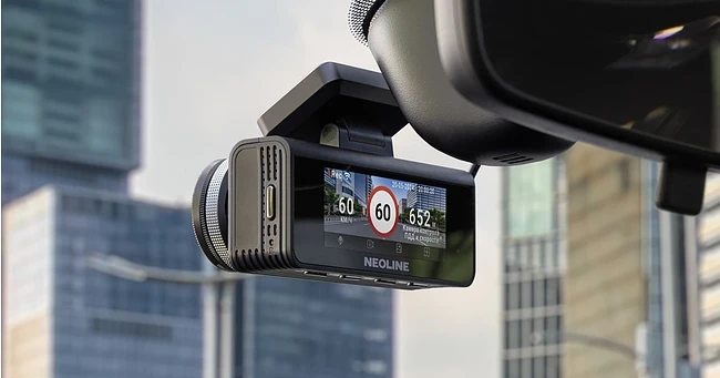 Автомобильный видеорегистратор Neoline Argus Dual GPS черный (КА-00001349)