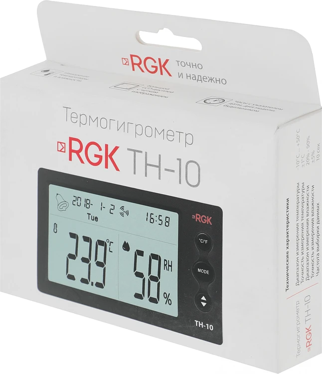 Термогигрометр RGK TH-10 (776356)