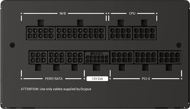 Блок питания Ocypus Iota P1000 1000W Black (Iota-P1000-G1FFBK024X-EU)