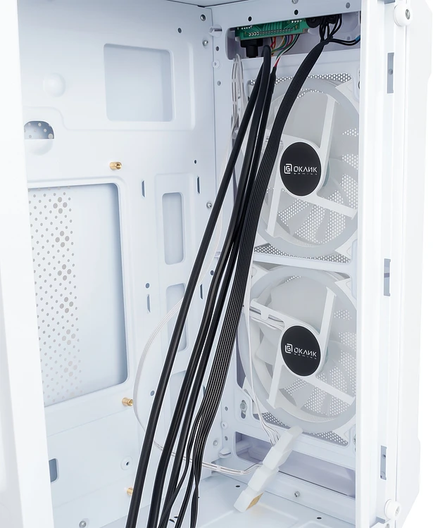 Корпус Oklick OCC-MN302F белый без БП