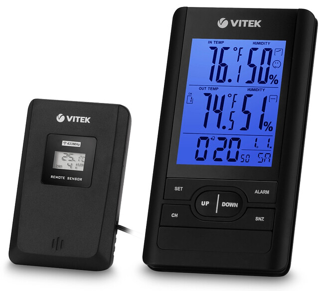 Метеостанция Vitek VT-3532 черный Метеостанция Vitek VT-3532 черный