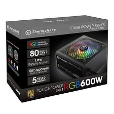 Блок питания Thermaltake Toughpower GX1 RGB ATX 600W (PS-TPD-0600NHFAGE-1)