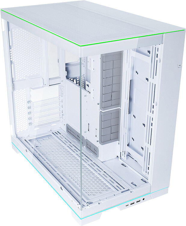Корпус Lian Li O11 Dynamic EVO RGB E-ATX без БП белый (G99.O11DERGBW.00)