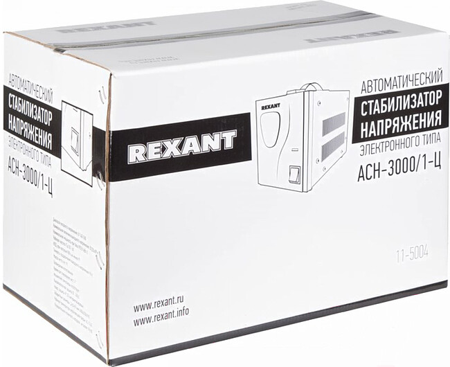 Стабилизатор напряжения Rexant AСН-3000/1-Ц серый (11-5004)