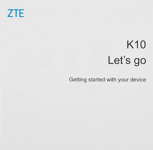 Интернет-центр ZTE K10 серый